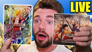 Attempting To Pull The RAREST Dragon Ball Super Card From CRITICAL BLOW!