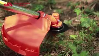 How to use a kanpsack brush cutter BG430