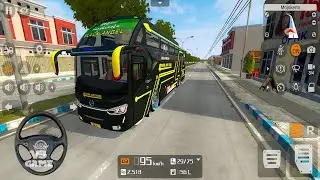 Bus Mod SR2 XHD ECE R66 Putra Jaya Trans - Bus Simulator Indonesia Gameplay