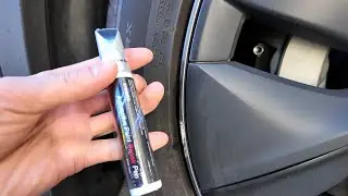 Curb Rash? Fixed in Minutes! 🛠 Tesla Rim Touch Up with SYOAUTO Pen