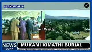 See MUKAMI KIMATHI'S HOME DRONE SHOT- Mukami Kimathi Burial Live Stream