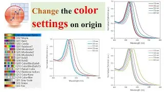 Change the color settings on origin software