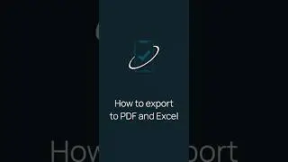 QuickLog - How to export to pdf and excel