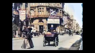 1896 Frederick Street in Berlin - old videos in color #Shorts