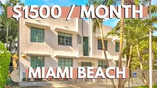 What $1500 a Month Gets you in Miami Beach, FL