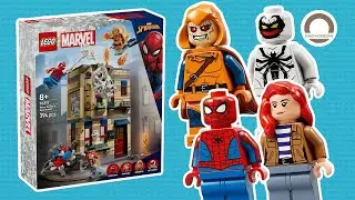 Spider-Man Apartment LEGO 76317  Speed Build - Mary Jane Kiss + Hobgoblin EXPLODING Wall Attack!