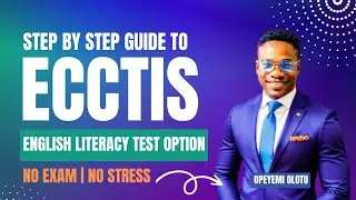 ECCTIS; ENGLISH LITERACY TEST GUIDE (GET RESULT WITHOUT EXAMINATION)