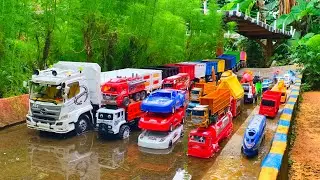 Wow !!! Mobil Truk Rc Tronton Panjang Bongkar Penuh Mobil Mobilan Truk Mixer, Bus Telolet, Ambulan 
