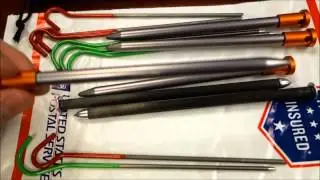 LiteTrail Tent Stakes / Pegs comparison and my thoughts.