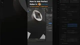 Blender Tip 07: Learn blender Boolean + Gravity Trick in under 60 seconds!