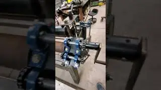 Homemade Hand Crank 60 inch slip roller bender thingy...