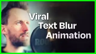 After Effects Text Animation Tutorial: Blur