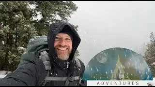 Epic Snowstorm Camping Adventure ❄️ Testing the OneTigris Tetra 160 Tent!