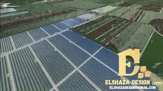 Solar Farm Infrastructure: Substation & BESS Visualization in Vrancea, Romania #3d #architecture