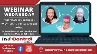 Webinar Wednesday 1st of June - the Disability Premium