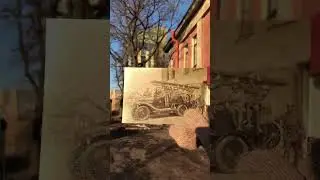 1926-1932 год. Санкт-Петербург, Невский район, пожарный расчёт на автомобиле