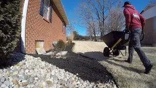 Mulch Delivery & Installation Job in Poplar Bluff, MO | GrassMaster Lawn Service