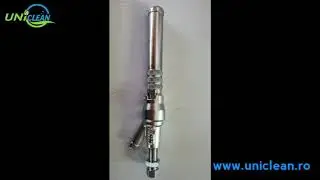 Demo OERTZEN E500 cu duza de hidro-sablare mixta de la PA tip creion punctiform