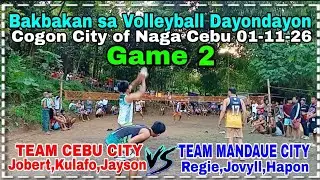 Game2:Bakbakan sa Cogon City of Naga.Team Jobert,Kulafo,Jayson Vs.Team Regie,Jovyll,Hapon.