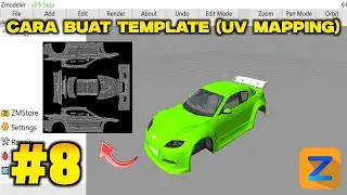 ZMODELER ANDROID TUTORIAL PART 8 - How to Create a Livery Template