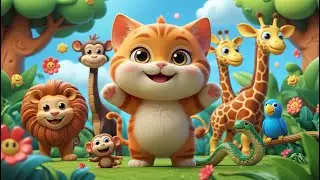 What Will Kitty Discover in the Jungle 🐒🌴 | Fun Nursery Rhyme & Baby Song for Toddlers