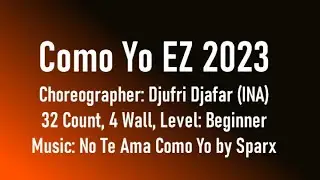 Linedance  -   Como Yo ET 2023  -  Demo & Teach Movie