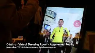 Virtual Dressing Room by C-Mirror - CES 2014