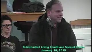 GOV   Substandard Living Conditions 1 10 2019