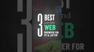 3 Best Browsers for Old and Low-End PCs & Laptops 2024 | Internet Browser for PC  #technology #pc