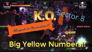 MCOC - 5/65 Magneto Goes to Incursions - Sector 8 - BIG CRITS!!