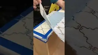 Raised stencilling with Posh Chalk stencils & metallic paste!