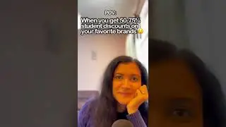 Student discounts on top brands!!