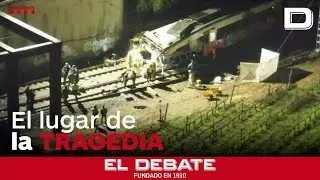 Las im&aacute;genes a&eacute;reas del accidente de Gelida que paraliz&oacute; el servicio ferroviario