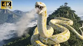 Wildlife of the Amazon Jungle &ndash; Giant Anaconda Discovered on a Mountain