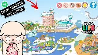 Toca Boca New Seasons ☀️❄️🍂 Toca life New 1.44 update 😱 Wow Amazing 🤓 yeni mevsimler