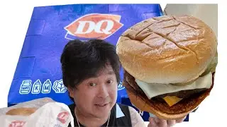 Trying THE BEST of DAIRY QUEEN'S WILD Alaskan FISH sandwich and BURGER 1ST TIME ? ?