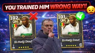 STOP! You Trained Diouf Wrong Way! 🛑 #efootball #pes 