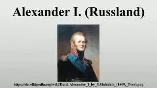 Alexander I. (Russland)