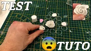 Idée fete des meres TECHNIQUE ULTRA SIMPLE FABRIQUER DES ROSES FLEURS EN PATE A MODELER tuto DIY