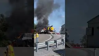Fire! Racing against time! #shorts #dodge #pickup