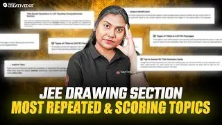 JEE Paper 2 Drawing Section: Most Repeated & Scoring Topics You MUST Know! 🎨📐