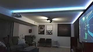 Budget Home Theater System with Epson 2150 Projector, Yamaha RX-V383 Receiver & Polk Audio Speakers