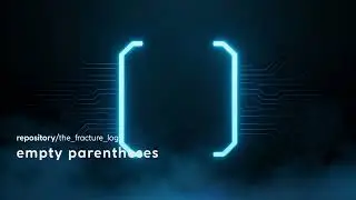 empty parentheses