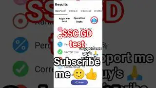 SSC GD Regular Test Performance | Full Analysis | Score Improvement Tips #sscexam #sscboard