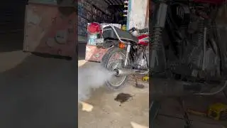 CG 125 Bike smoking problem solved ✅💯Ustad#Shakir#viarl#video#youtube
