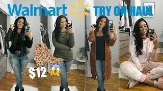 HUGE WALMART CLOTHING HAUL + TRY ON | FALL + WINTER OUTFITS 2018