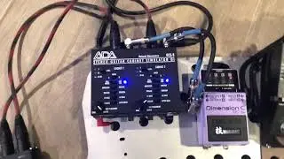 Моя стереосистема DI с использованием симулятора кабинета ADA Amplification GCS6