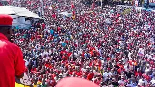 POLICE STUNNED BY OVERWHELMING SUPPORTERS OF BOBI WINE IN ARUA