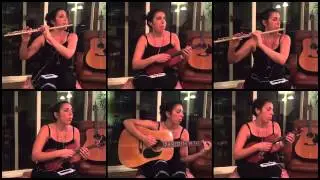 More Than Words - Flute, Guitar, Violin - Split Screen Video Stitch - Extreme