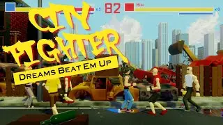 Side Scrolling Beat Em Up | Dreams PS4 Gameplay